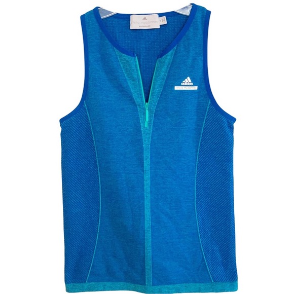 Adidas Stella McCartney Barricade Tennis 1/4 Zip Tank - Picture 2 of 7